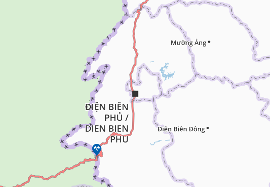 Mapa Điện Biên Phủ