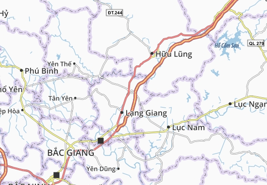 Mapa Hương Sơn