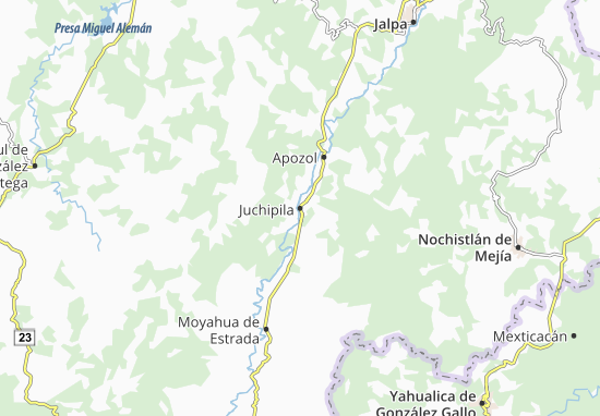 Mapa Juchipila