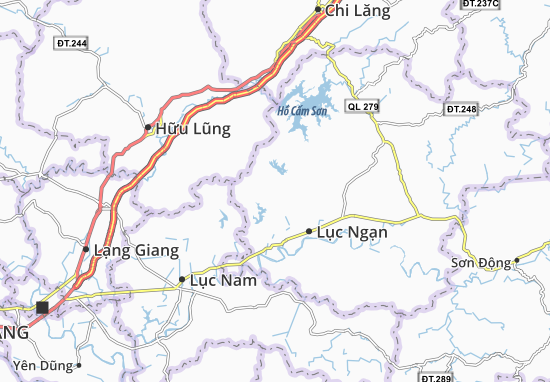 Mapa Kiên Lao