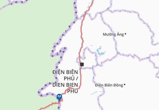 Karte Stadtplan Thanh Nưa