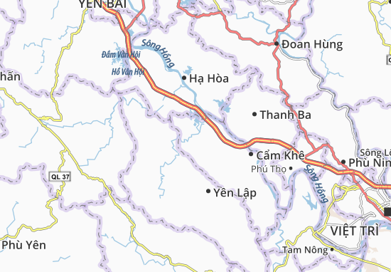 Kaart Plattegrond Tiên Lương