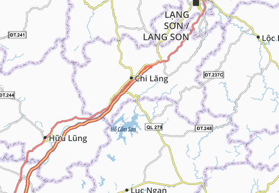 Kaart Plattegrond Quan Sơn