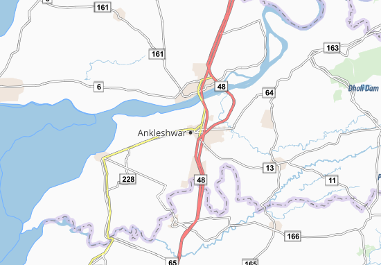 Mapa Ankleshwar