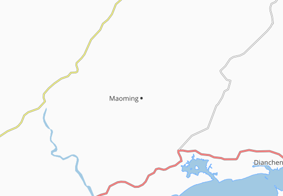 Karte Stadtplan Maoming