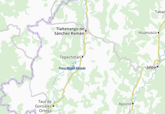 Mapa Tepechitlán