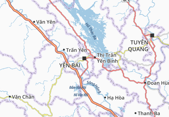 Mapa Yên Bái