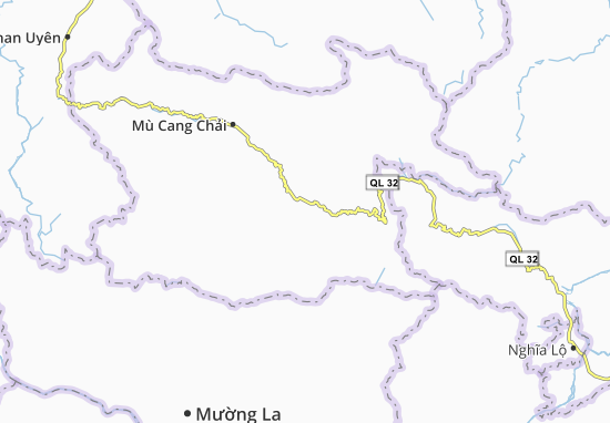 Kaart Plattegrond Púng Luông