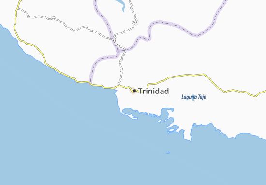 Kaart Plattegrond Trinidad