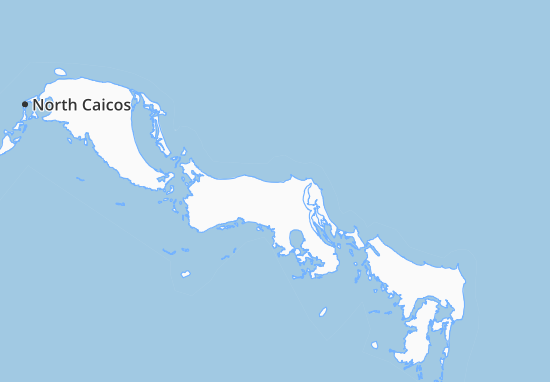 Kaart Plattegrond Middle Caicos