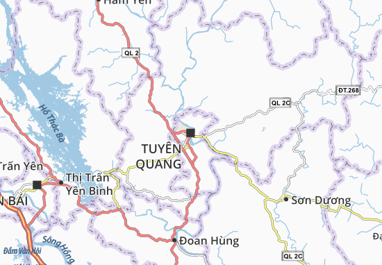 Kaart Plattegrond Tuyên Quang