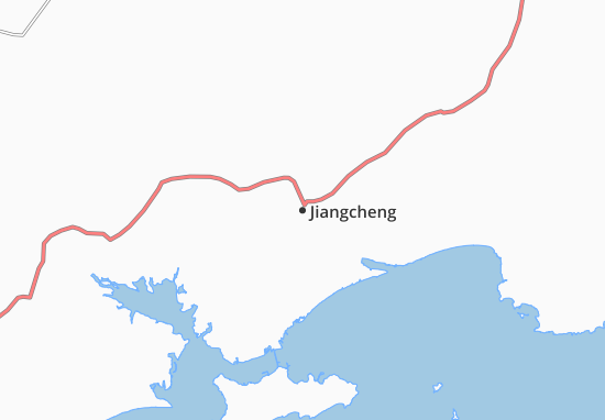 Kaart Plattegrond Jiangcheng
