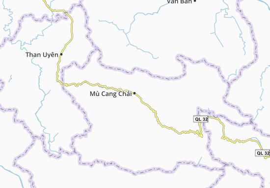 Kaart Plattegrond Mù Cang Chải