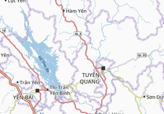 Karte Stadtplan Lang Quán