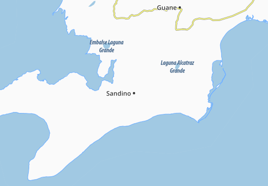 Karte Stadtplan Sandino