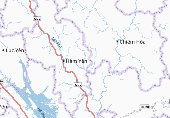 Mapa MICHELIN Minh Hương - mapa Minh Hương - ViaMichelin