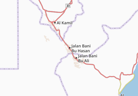 Kaart Plattegrond Jalan Bani Bu Hasan