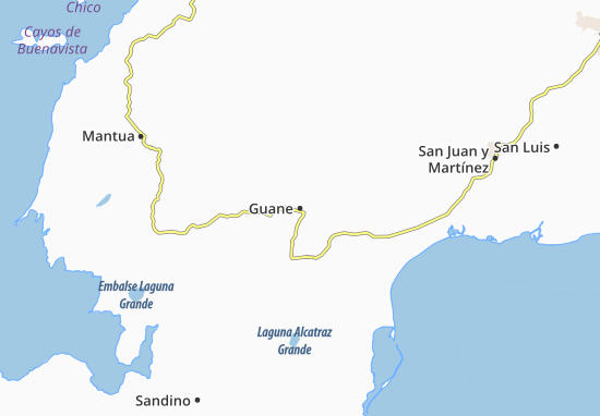 Karte Stadtplan Guane