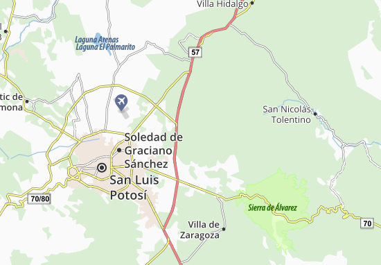 Mapa Cerro de San Pedro