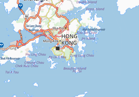 Karte Stadtplan Sai Wan Ho