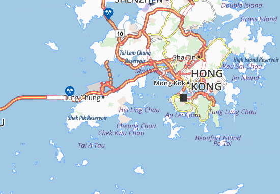 Karte Stadtplan Nam Wan