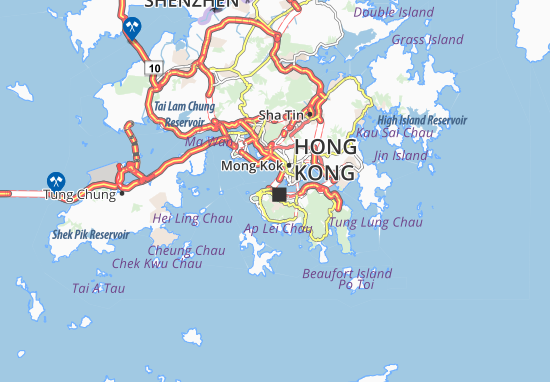 Karte Stadtplan Sheung Wan