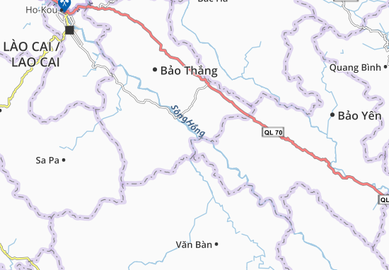 Mapa Xã Phố Lu