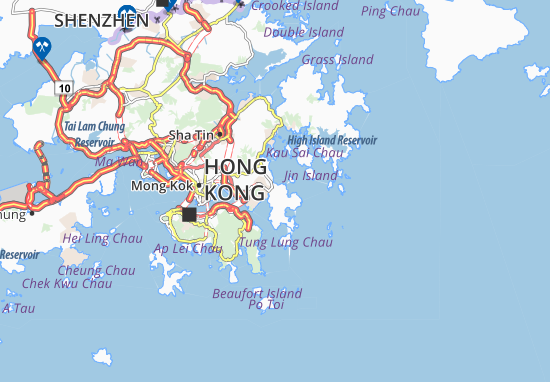 Karte Stadtplan Pak Shing Kok