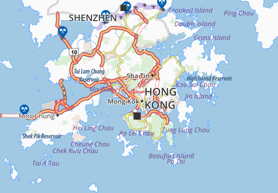 Karte Stadtplan Sham Shui Po