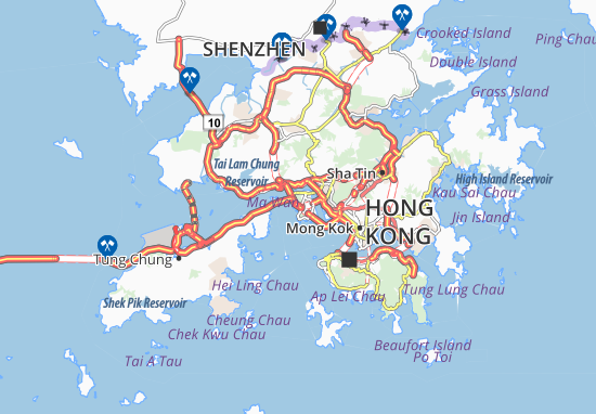 Karte Stadtplan Sai Tso Wan