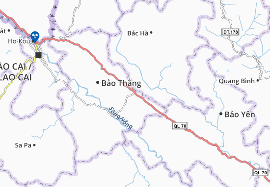 Karte Stadtplan Xuân Quang