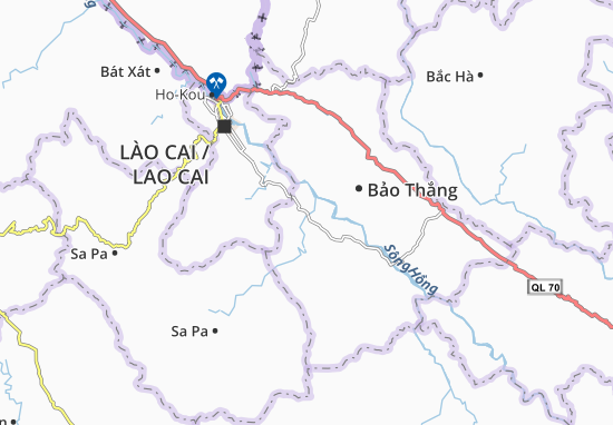 Karte Stadtplan Gia Phú
