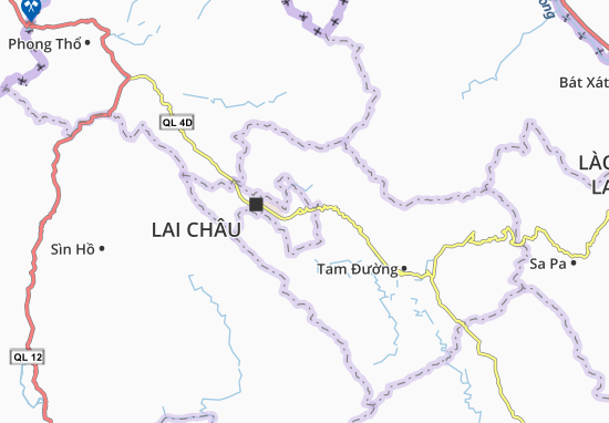 Karte Stadtplan San Thàng