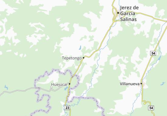Mapa Tepetongo