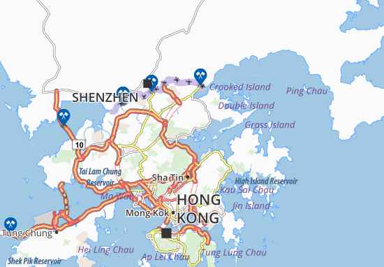 Kaart Plattegrond Shuen Wan