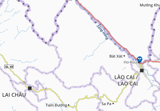 Kaart Plattegrond Sàng Ma Sáo