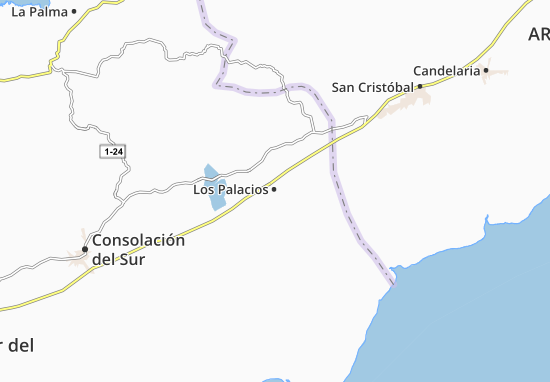 Los Palacios Map