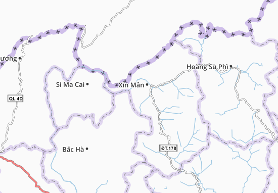 Kaart Plattegrond Nàn Ma