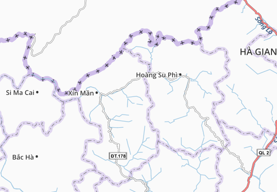 Karte Stadtplan Thu Tà