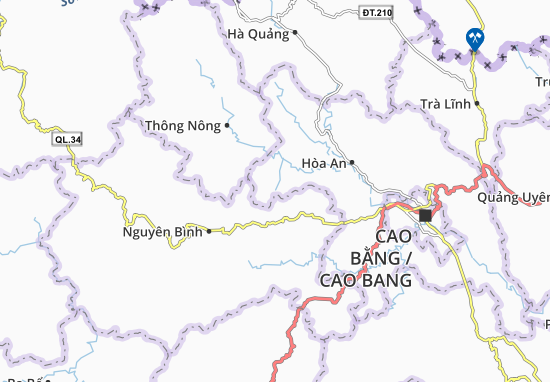 Kaart Plattegrond Trương Lương