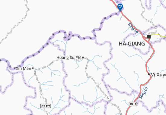 Mapa Hoàng Su Phì
