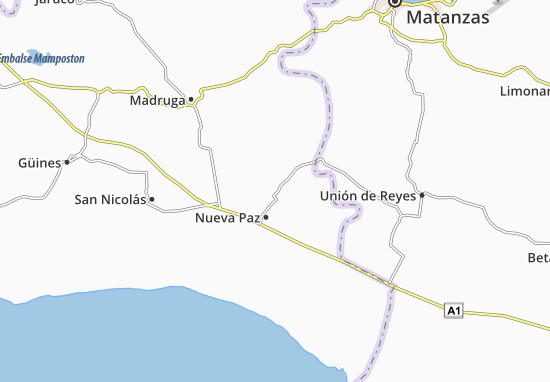 Mapa Los Palos