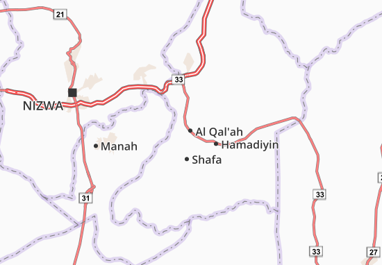Karte Stadtplan Al Qal&#x27;ah