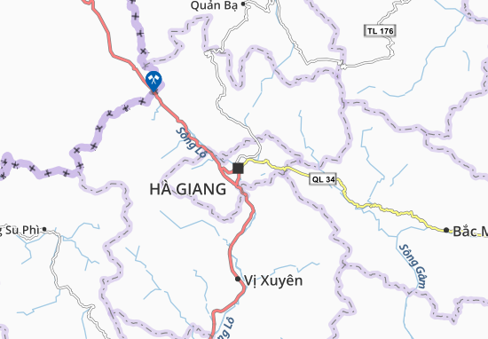 Karte Stadtplan Minh Khai