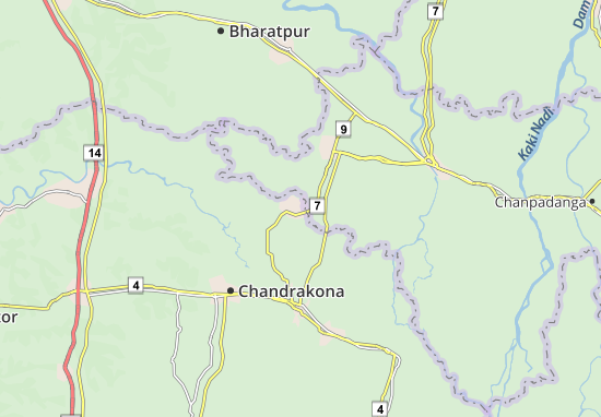 Carte-Plan Ramjibanpur