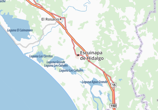 Mapa Escuinapa de Hidalgo