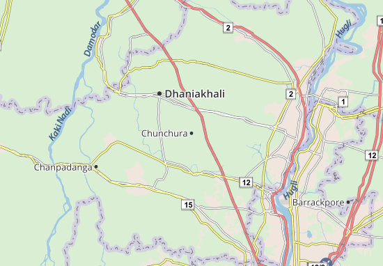 Karte Stadtplan Chunchura