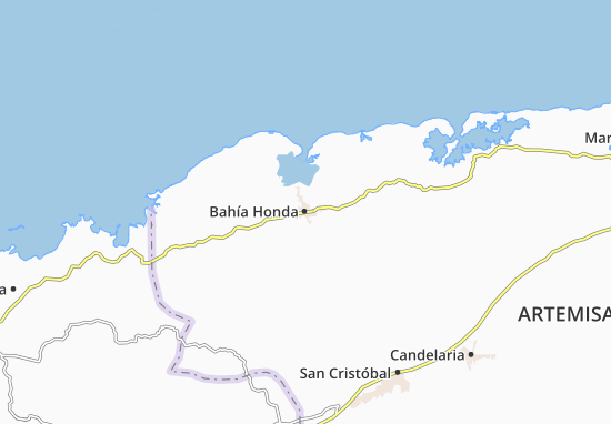 Mapa Bahía Honda