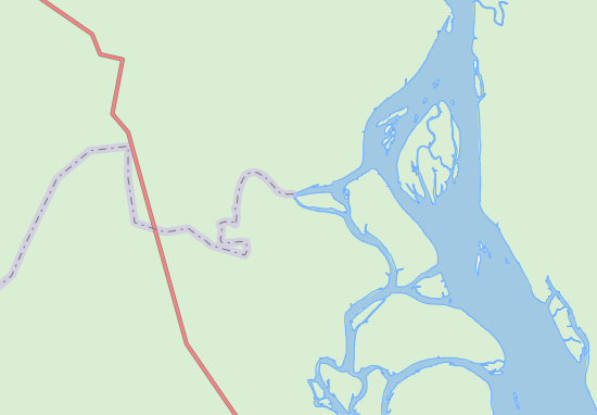 Mapa North Gachhua