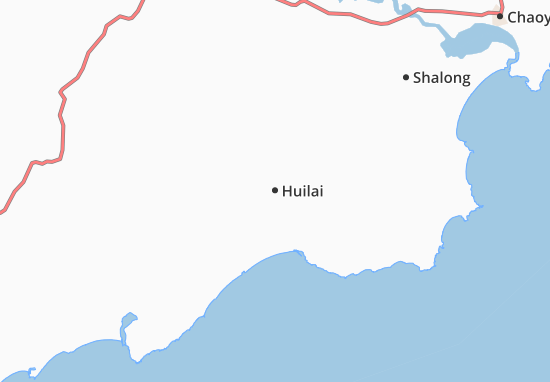 Karte Stadtplan Huilai
